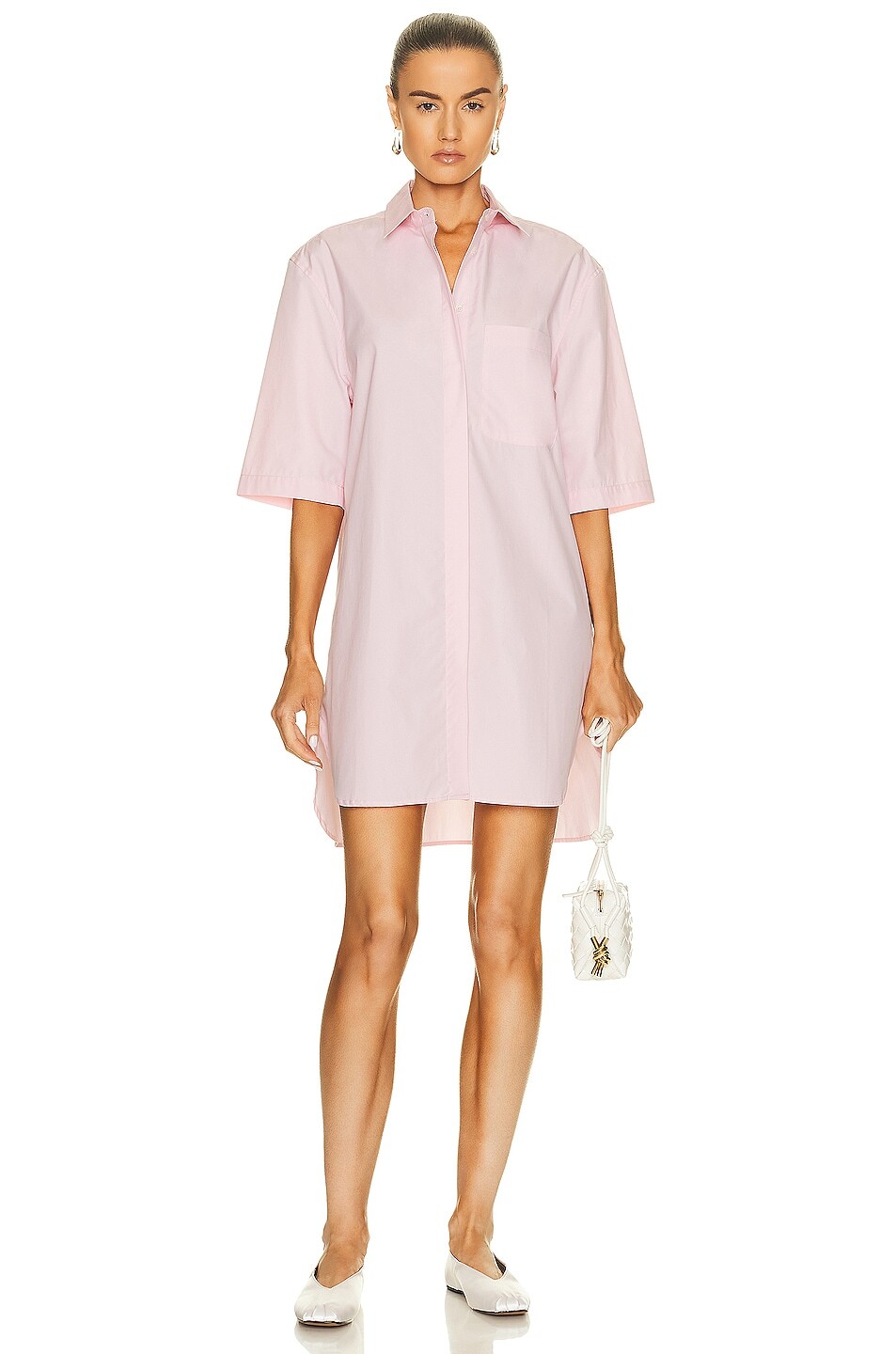 

Платье Loulou Studio Shirt, розовый