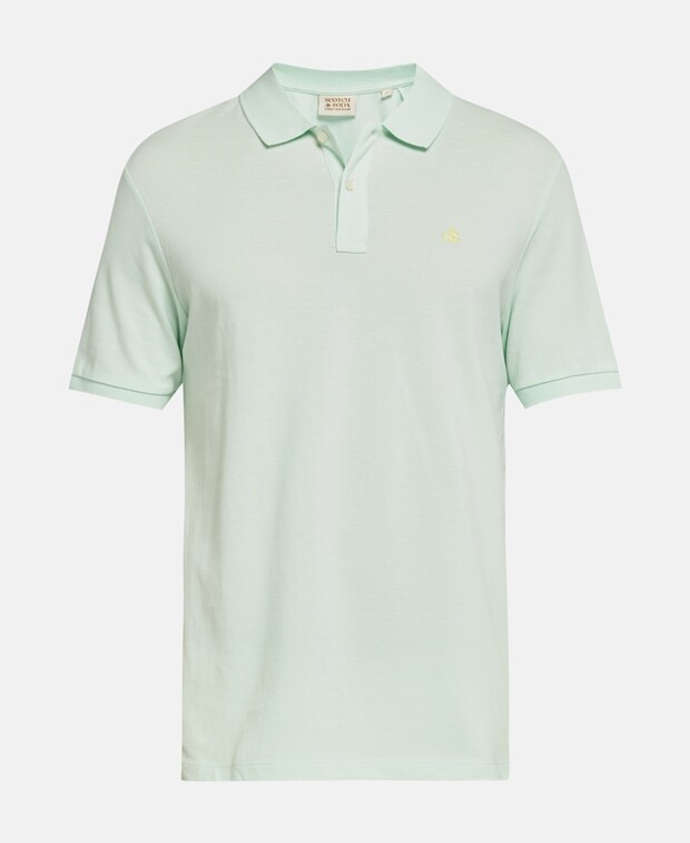 

Рубашка поло Scotch & Soda, лазурный синий