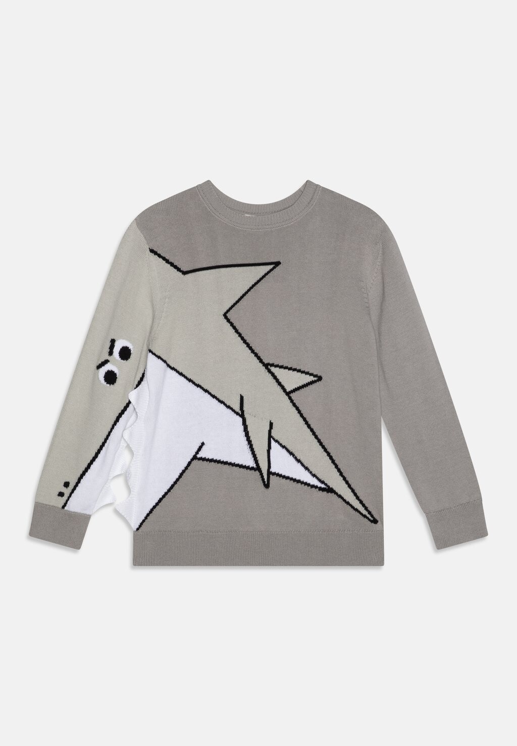 Свитер вязаный JUMPER BOY Stella McCartney Kids, цвет grey шорты для плавания stella mccartney размер 104 grey