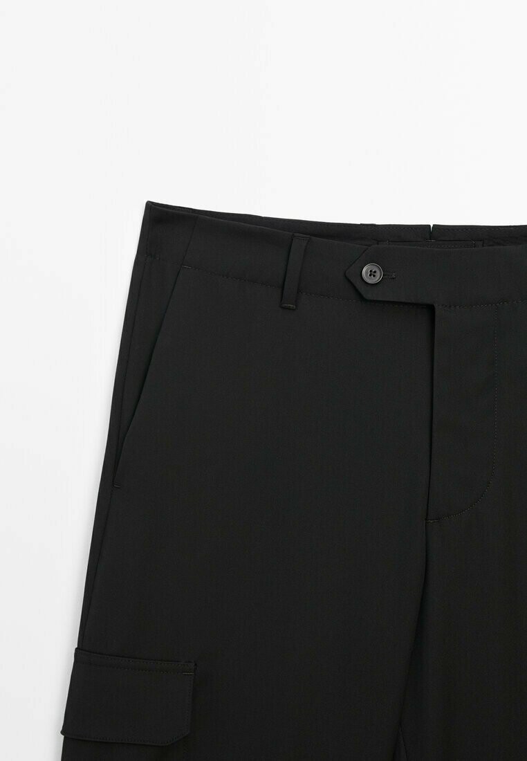 

Брюки карго SMART Massimo Dutti, черный