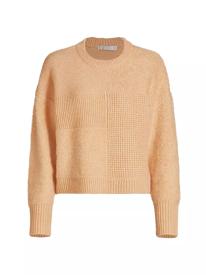 Свободный свитер с круглым вырезом Design History, цвет winter wheat combo цена и фото