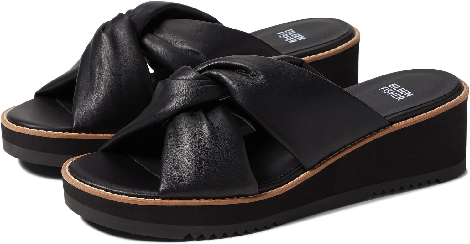 

Сандалии Eileen Fisher Bene, цвет Black Nappa