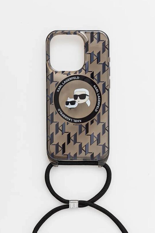 

Чехол для iPhone 15 Pro 6,1 дюйма Karl Lagerfeld, черный