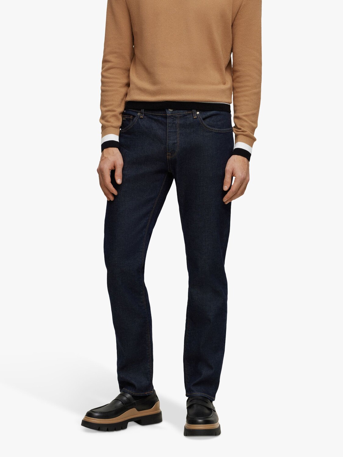 

Джинсы BOSS Maine Regular Fit, темно-синие