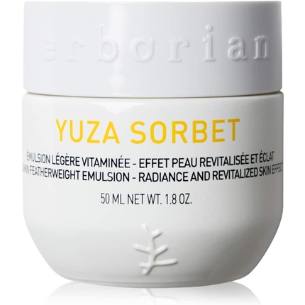 Дневной крем Yuza Sorbet, питательный и защитный антивозрастной увлажняющий крем для лица, 50 мл, белый, Erborian yuza sorbet ночной увлажняющий крем 50 мл erborian