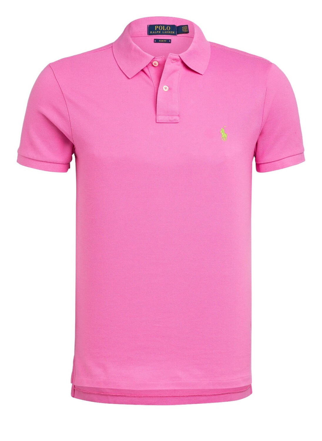

Рубашка поло POLO RALPH LAUREN Piqué Slim Fit, розовый