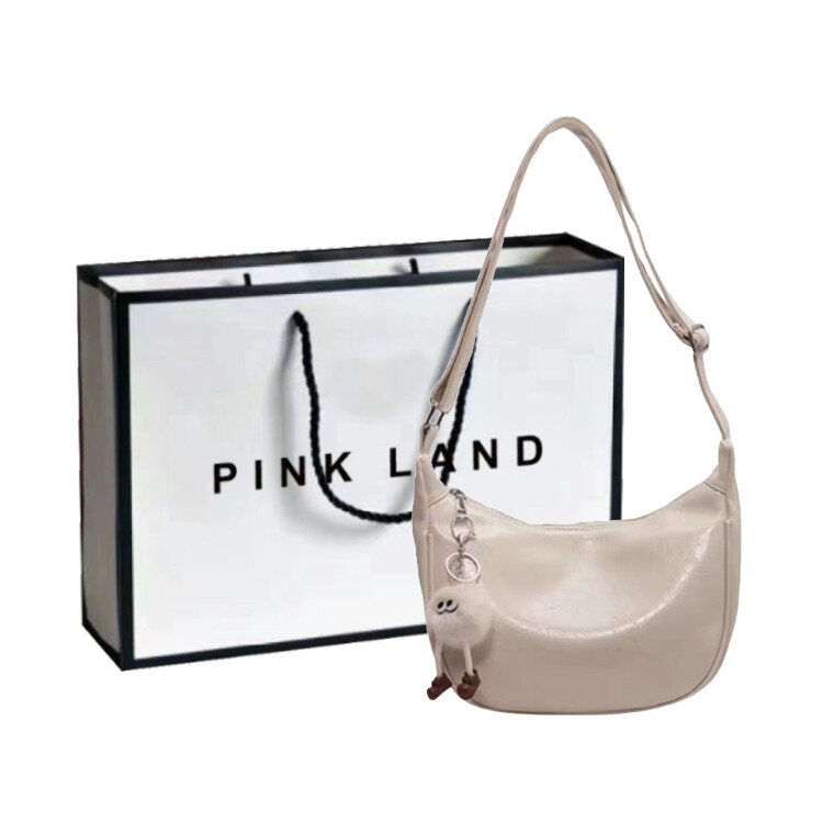 

Pink·Land Женская сумка через плечо, От белого