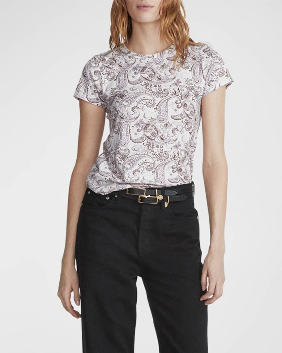 

Футболка Allover Paisley с круглым вырезом Rag & Bone