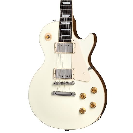 

Электрогитара Gibson - Les Paul Standard 50s Plain Top - Electric Guitar - Classic White - w/ Hardshell Case