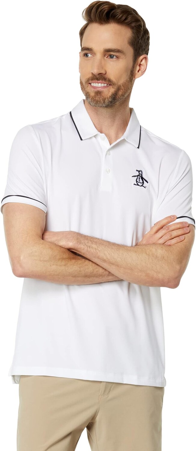 

Поло Наследия Original Penguin Golf, ярко-белый