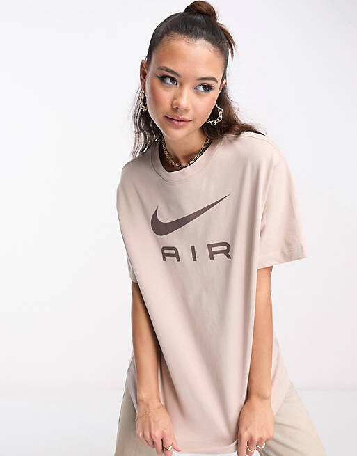 

Футболка бойфренда Nike Air из ископаемого камня
