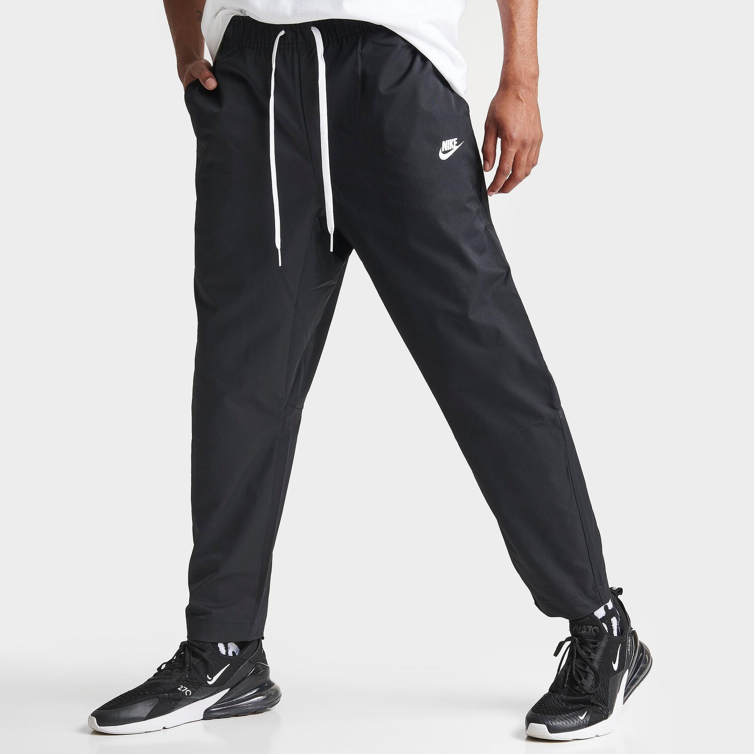 

Мужские тканые зауженные брюки Nike Club, черный