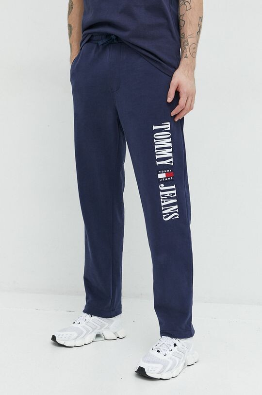 

Хлопковые спортивные брюки Tommy Jeans, темно-синий