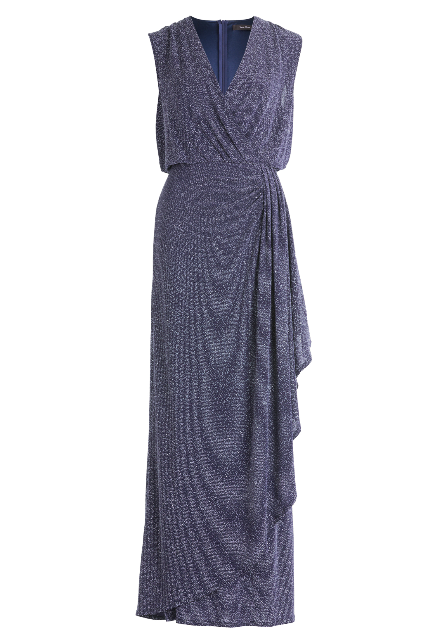 Платье Vera Mont Abend mit Raffung, цвет Dark Blue/Silver