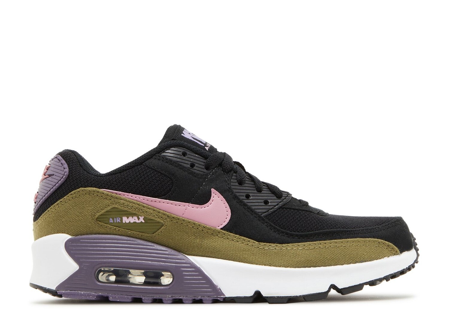 

Кроссовки Nike Air Max 90 Gs 'Black Pilgrim', черный