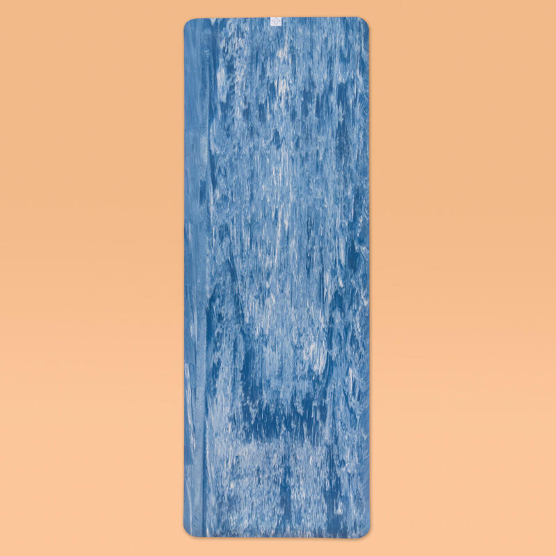 Коврик для йоги 185 см × 65 см × 5 мм - Ручка синий KIMJALY, цвет blau фотографии