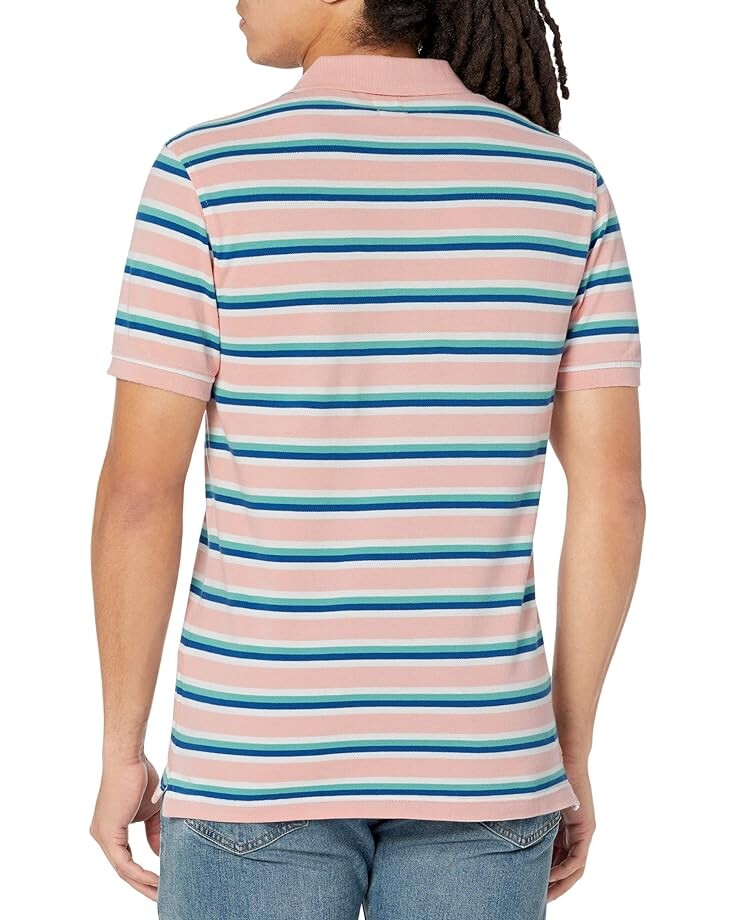 

Поло Levi's Mens Housemark Polo, цвет Peachskin Stripe