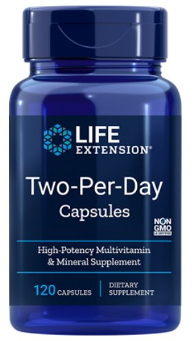 цена Поливитаминный препарат Life Extension, Two-Per-Day 120 капсул