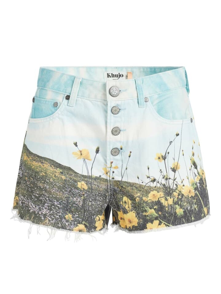 

Шорты Khujo, цвет blau/weiß gemustert