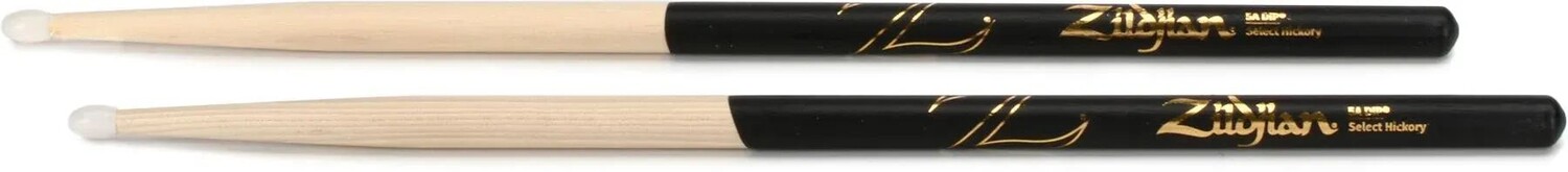 

Барабанные палочки Zildjian Hickory Dip Series — 5A — нейлоновый наконечник — черные