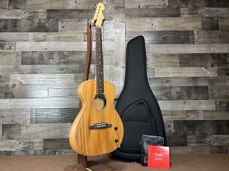 

Акустическая гитара Fender Highway Series Parlor Acoustic-Electric Guitar - Mahogany w/ Fender Deluxe Gigbag
