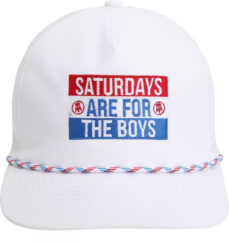 

Мужская спортивная мужская шапка Barstool Sports Saturdays Is For The Boys Rope Snapback Golf Hat, мультиколор