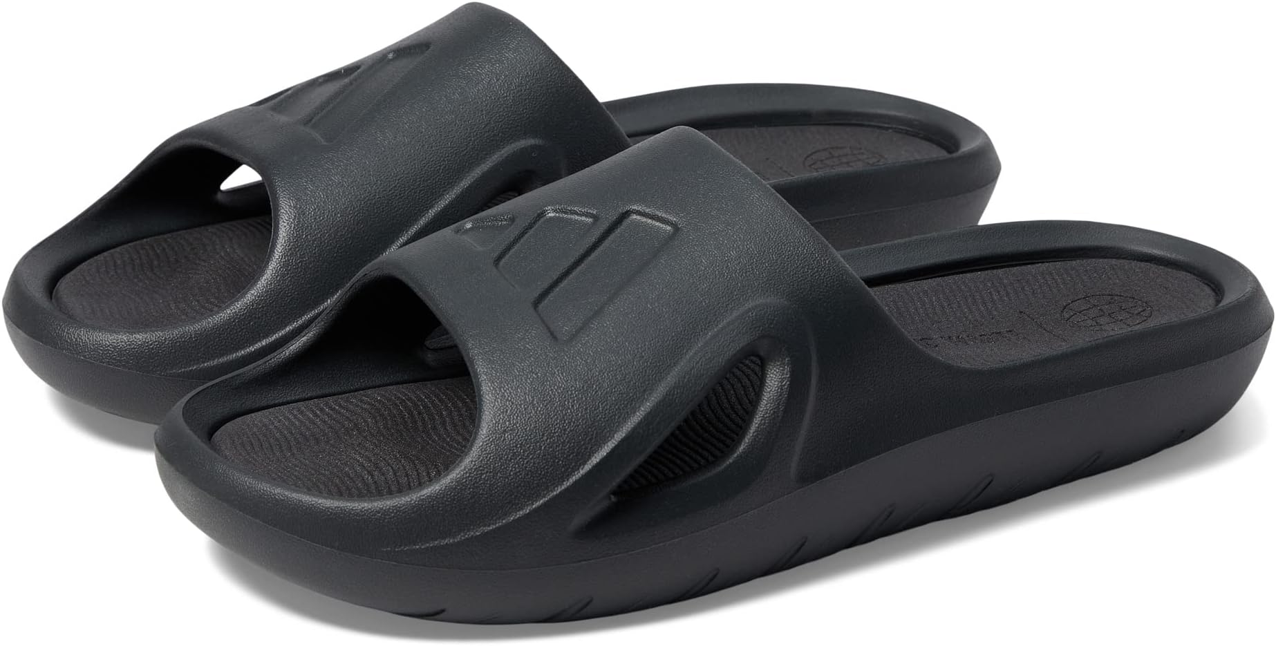 Шлепанцы Adicane Slides adidas, цвет Carbon/Carbon/Black deephumans carbon blade carbon fins without foot pocket