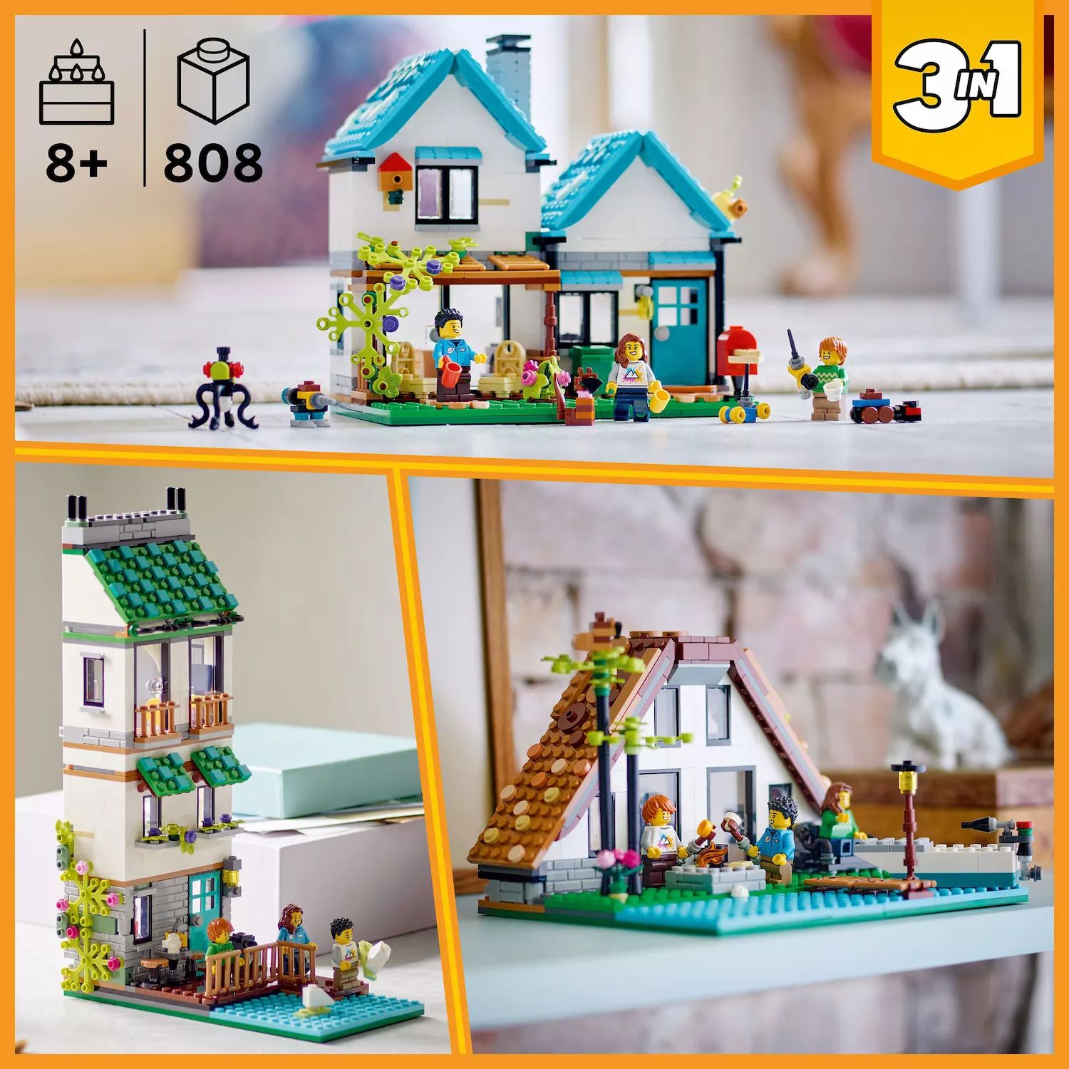 Lego Creator Cozy House 31139 Набор строительных игрушек (808 деталей) LEGO конструктор lego creator 31139 cozy house 808 дет