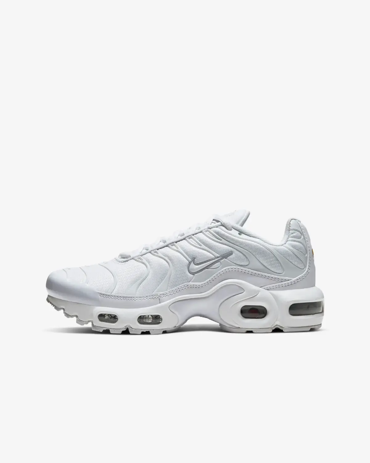 

Кроссовки для начальной школы Nike Air Max Plus CW7044-100, белый