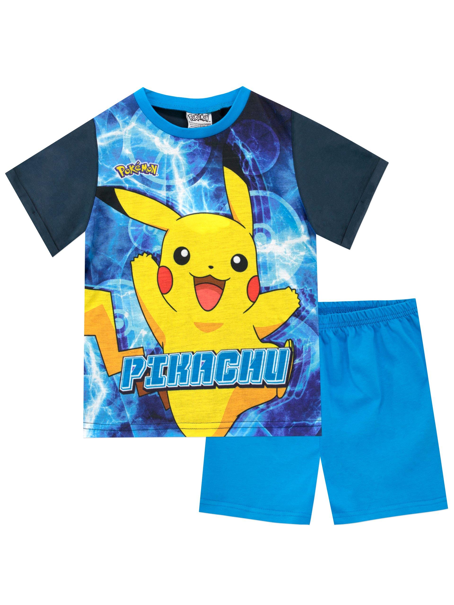 Короткая пижама Пикачу Pokemon, синий