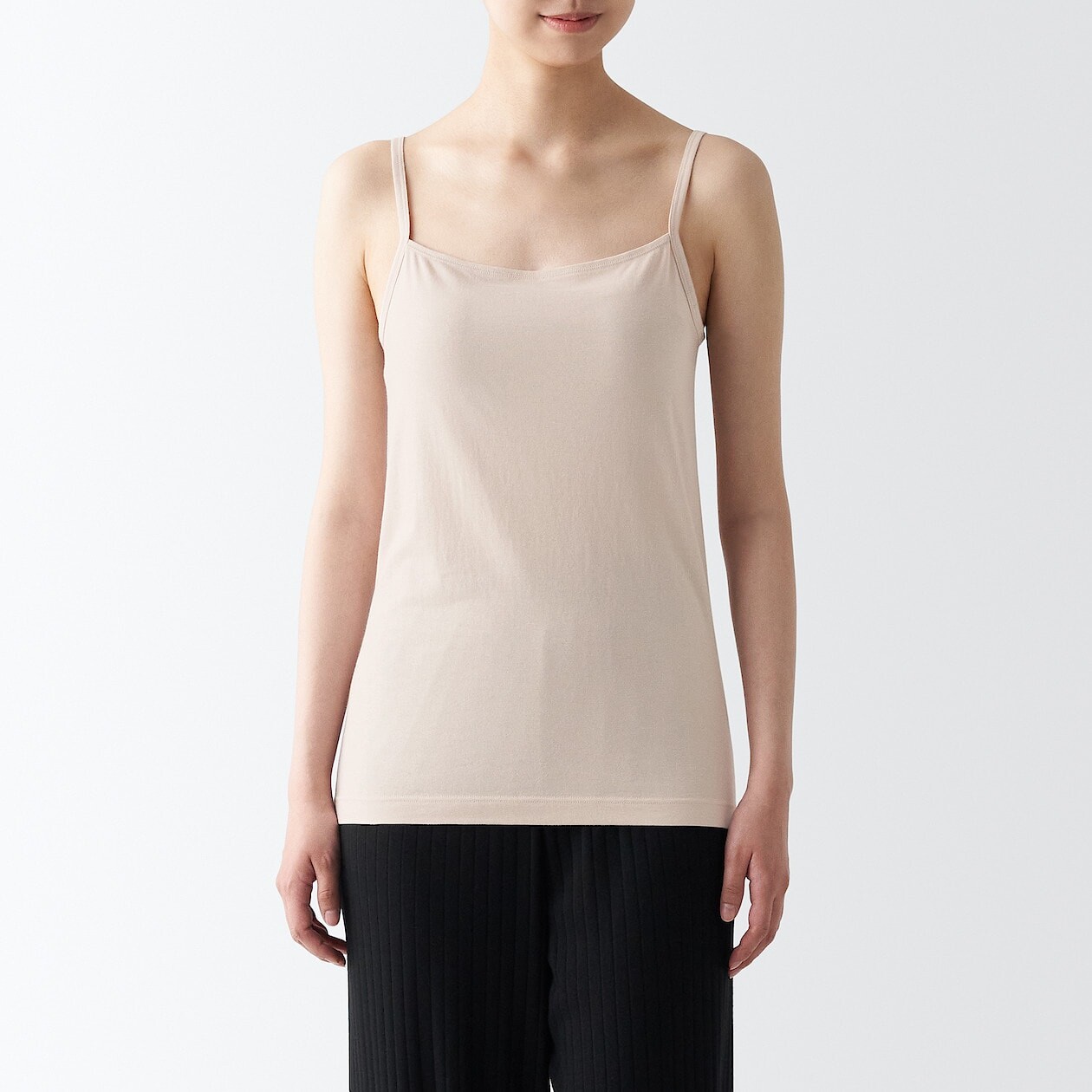 

Теплый хлопковый комбинезон MUJI, бледно-розовый