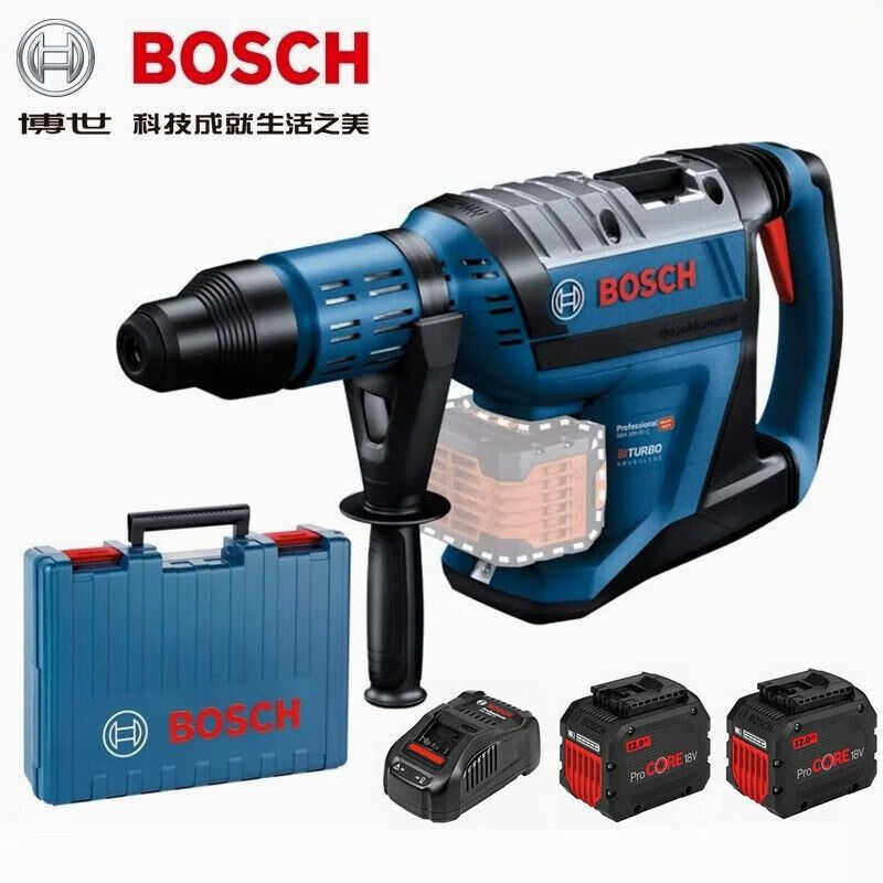 Перфоратор Bosch GBH18V-45C + два аккумулятора 12.0Ah, зарядное устройство, кейс