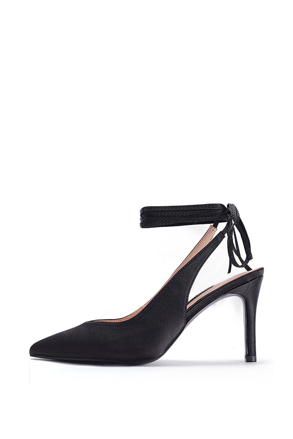 

Туфли-лодочки Catrinna с открытой пяткой и завязкой на спине Nine West, черный