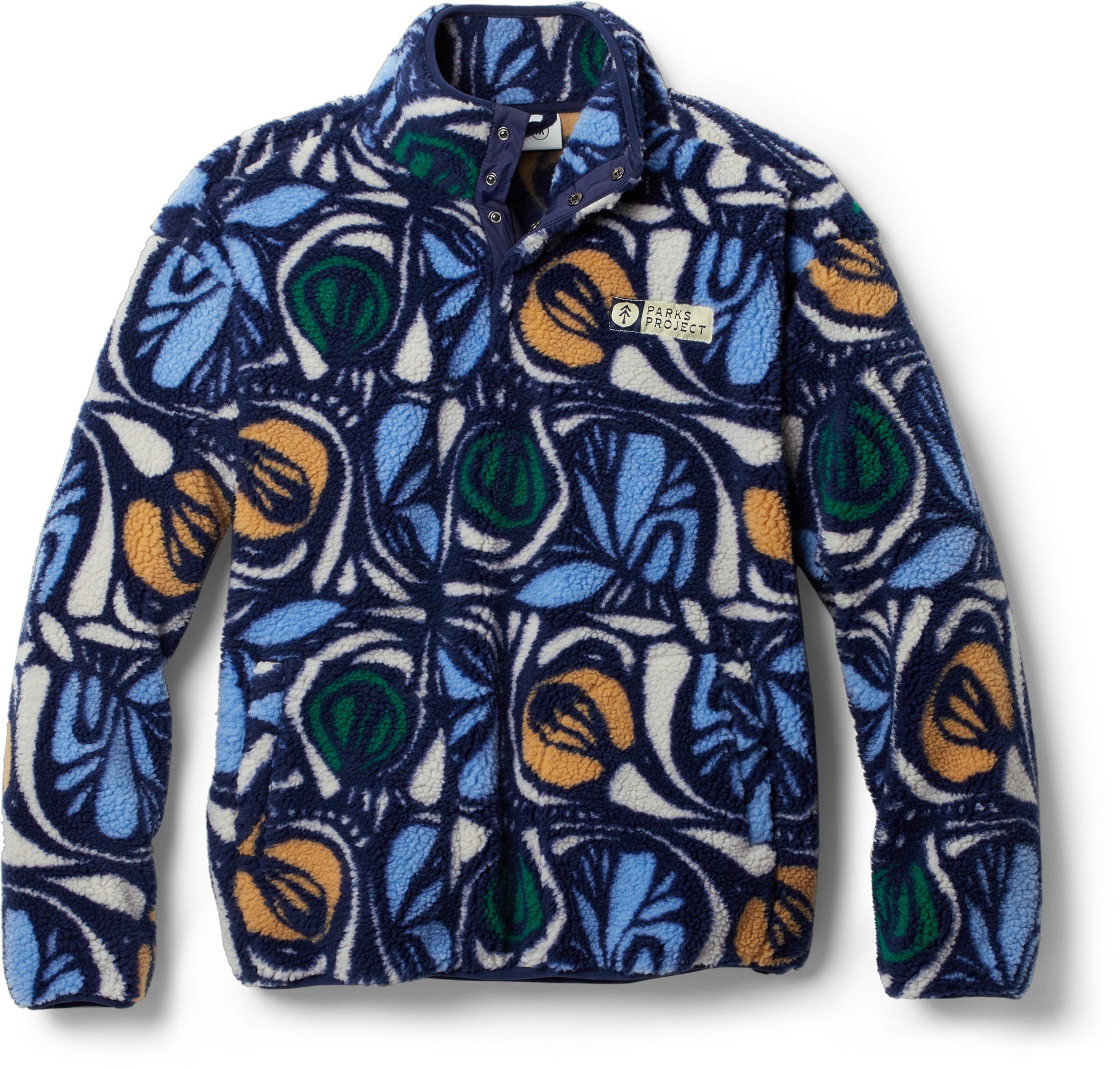 цена Флисовый пуловер Trail из шерпы Parks Project, синий