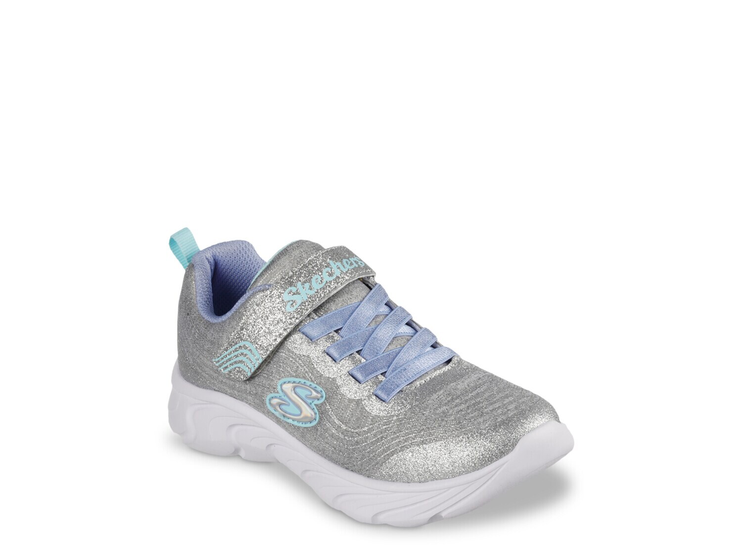 

Dynamic Dash — кроссовки Infinite Shimmer — детские Skechers, серебряный металлик