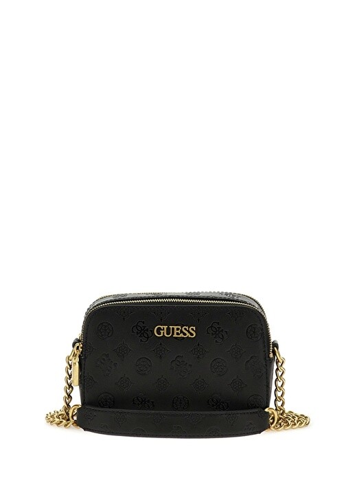 

Черная женская сумка через плечо Guess