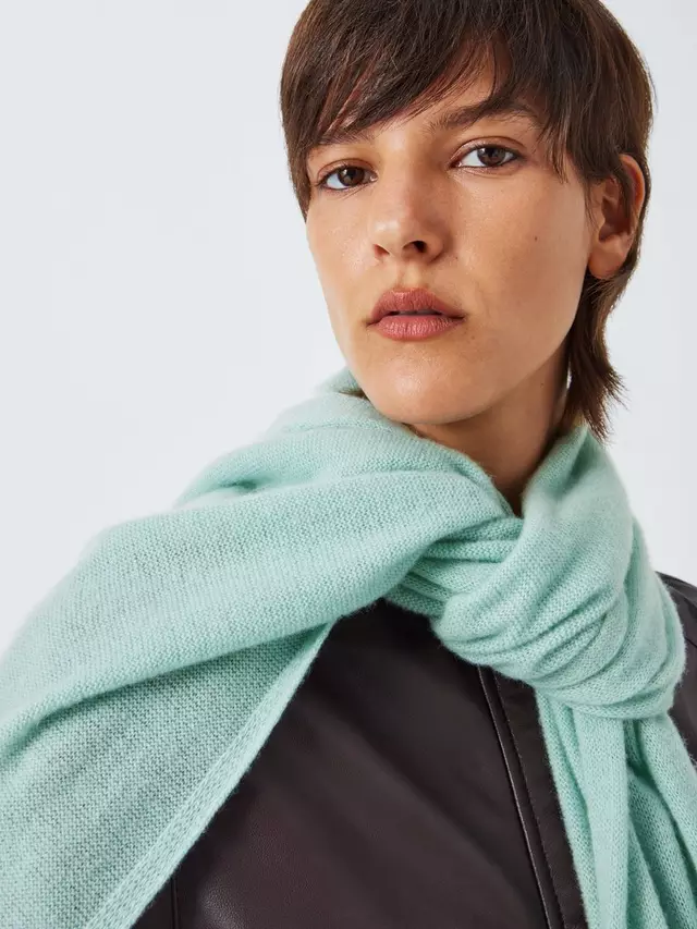 

Шарф John Lewis Cashmere, цвет aqua