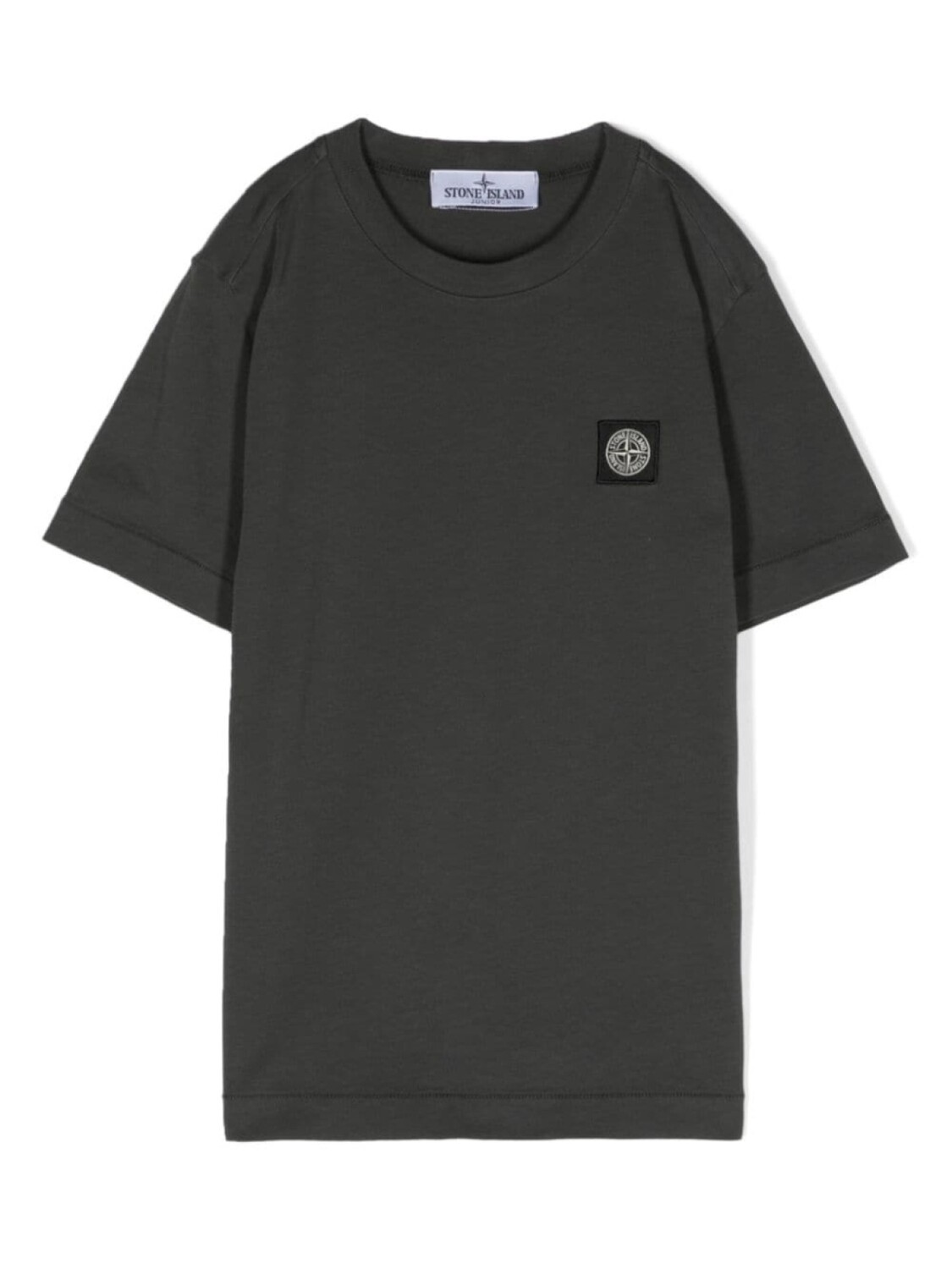 

Stone Island Junior футболка с нашивкой-логотипом, серый