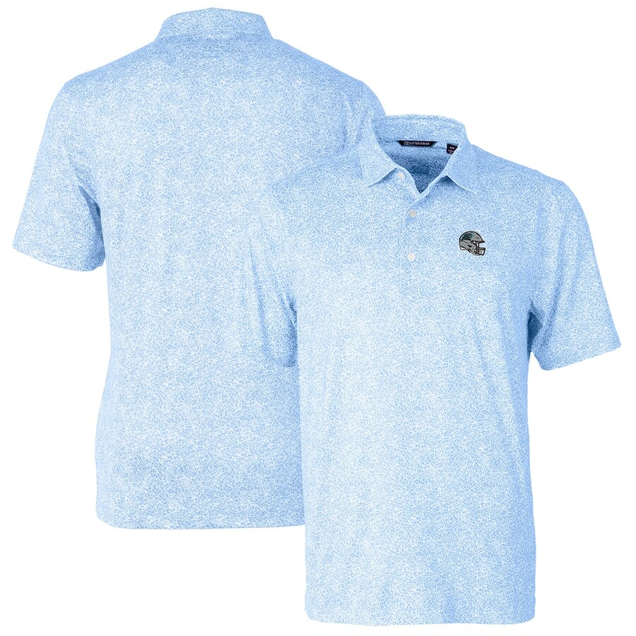 

Поло с длинным рукавом Cutter & Buck Carolina Panthers, синий