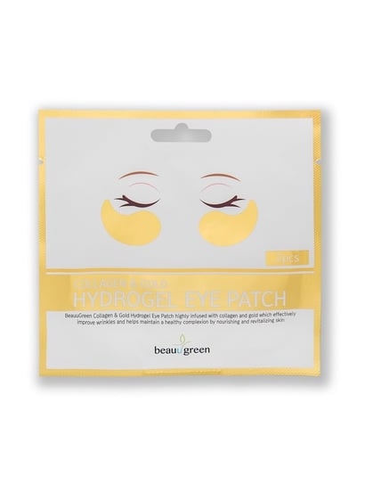 Гидрогелевые патчи для глаз с коллагеном и золотом 2 шт. BeauuGreen, Collagen & Gold Hydrogel Eye Patch
