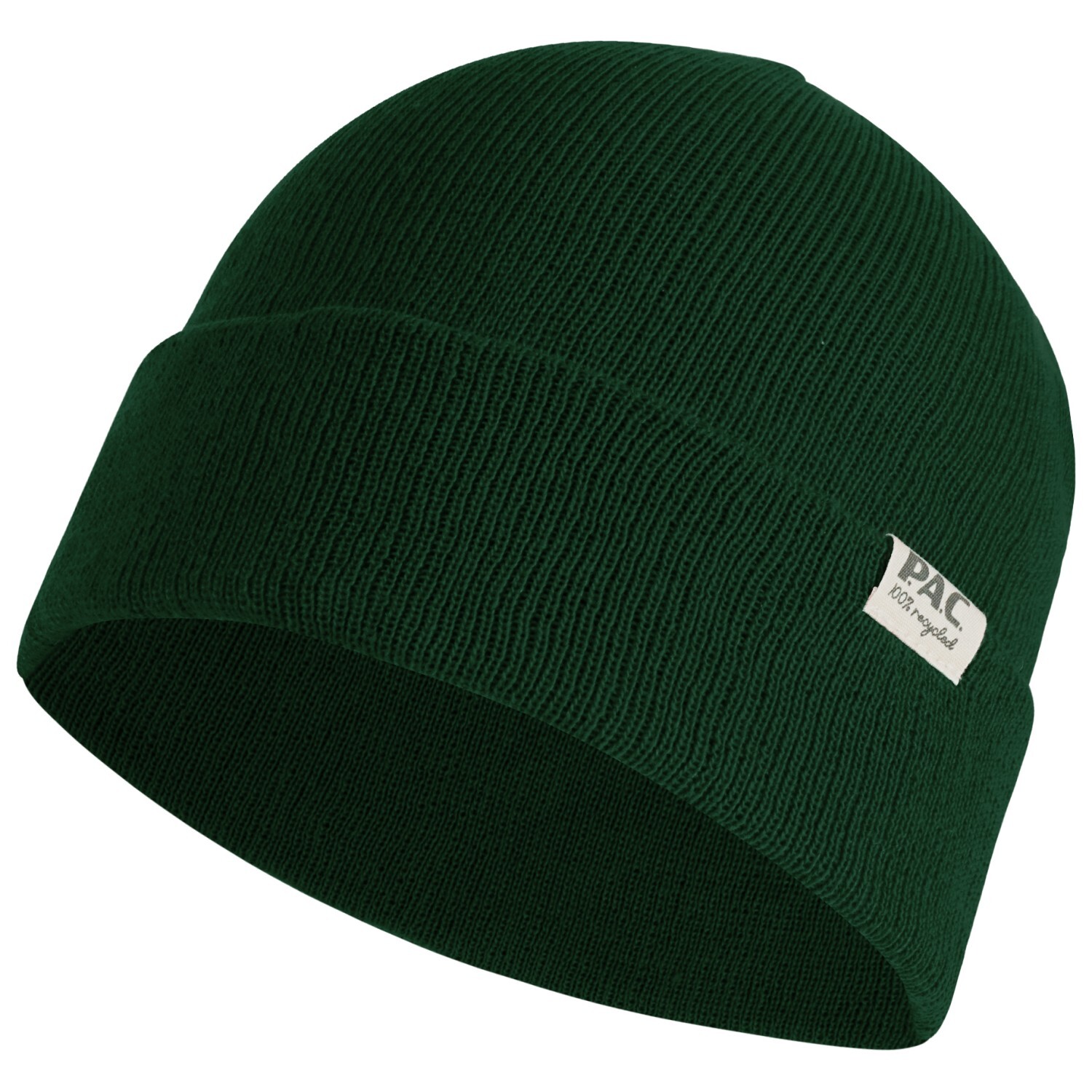 

Шапка P.A.C. Bricu 100% Recycled Beanie, цвет Dark Green