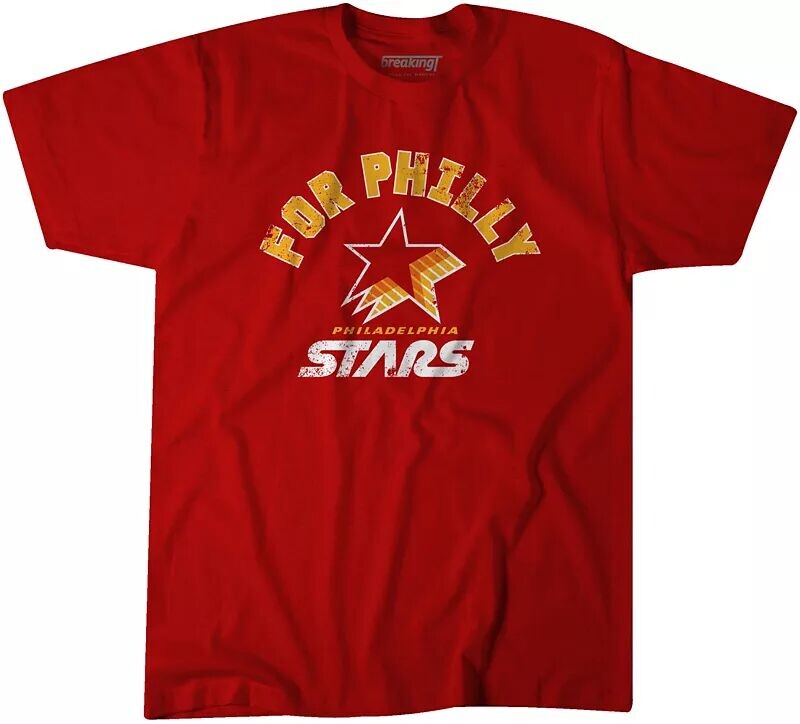 

Мужская красная футболка BreakingT USFL Philadelphia Stars For Philly