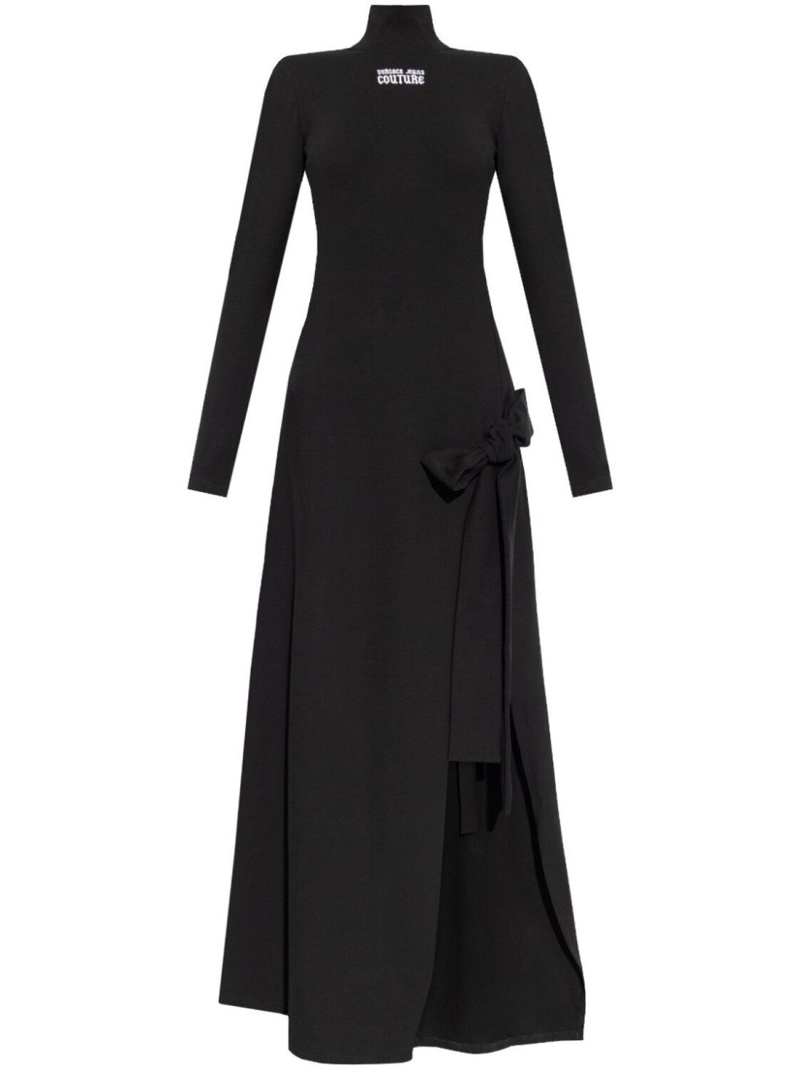 

Versace Jeans Couture платье с длинными рукавами и большим бантом, черный