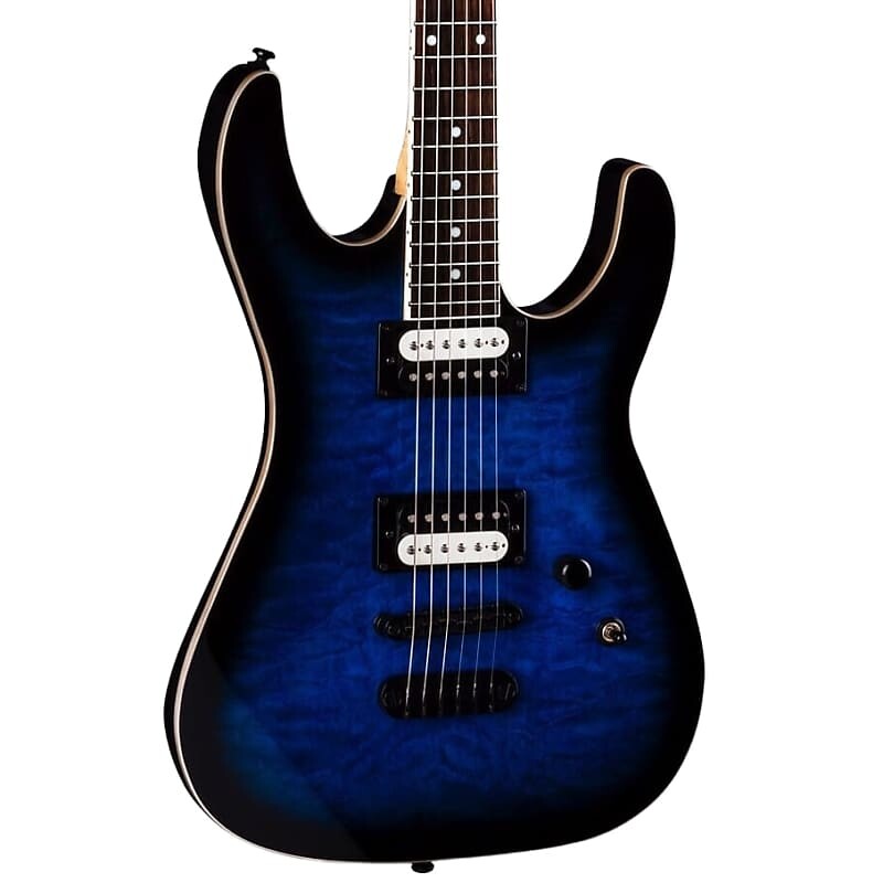

Электрогитара Dean MDX Electric Guitar Quilt Top Maple Trans Blue Burst