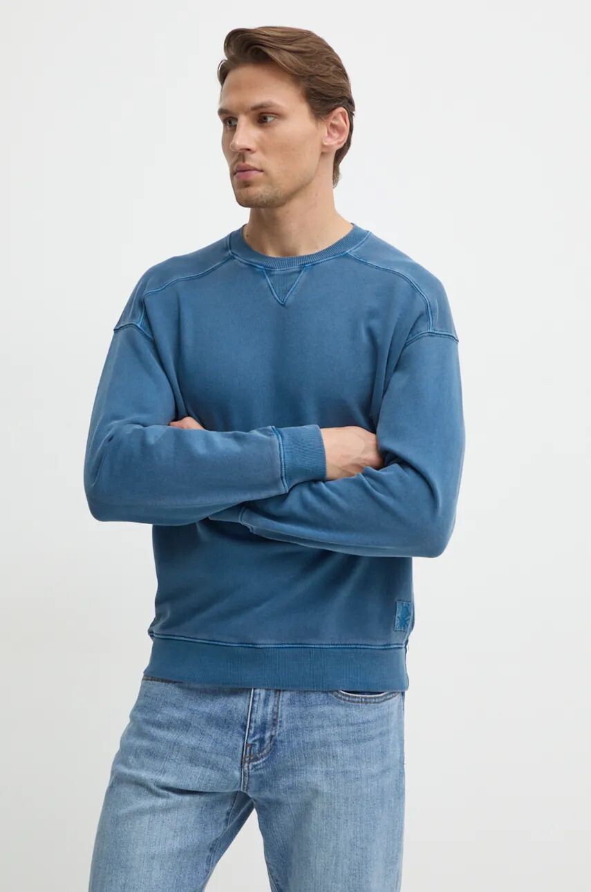 

Хлопковая толстовка United Colors of Benetton, синий