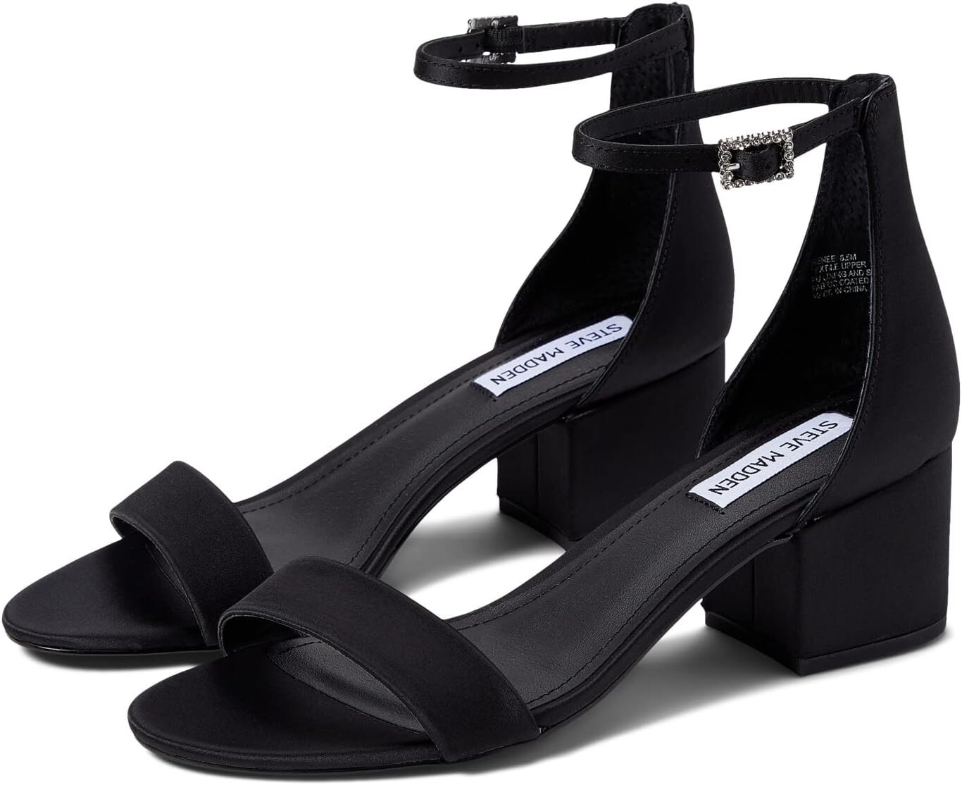 

Босоножки Irenee Sandal Steve Madden, цвет Black Satin