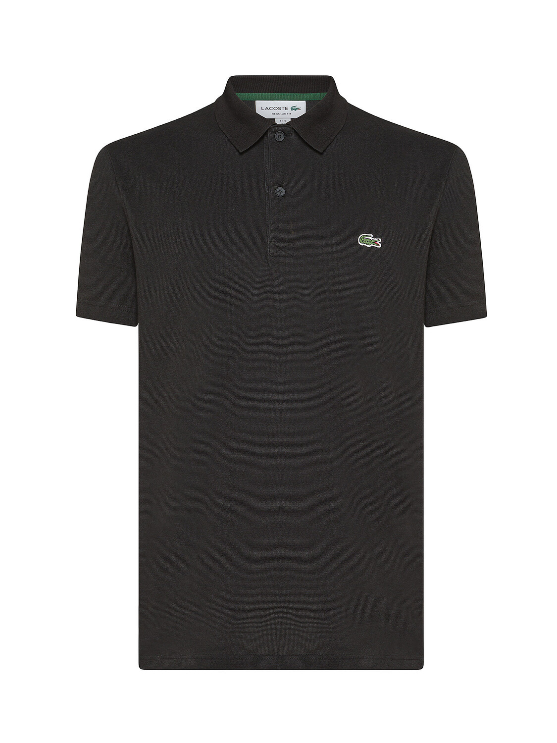 

Lacoste рубашка-поло стрейч стандартного кроя, черный