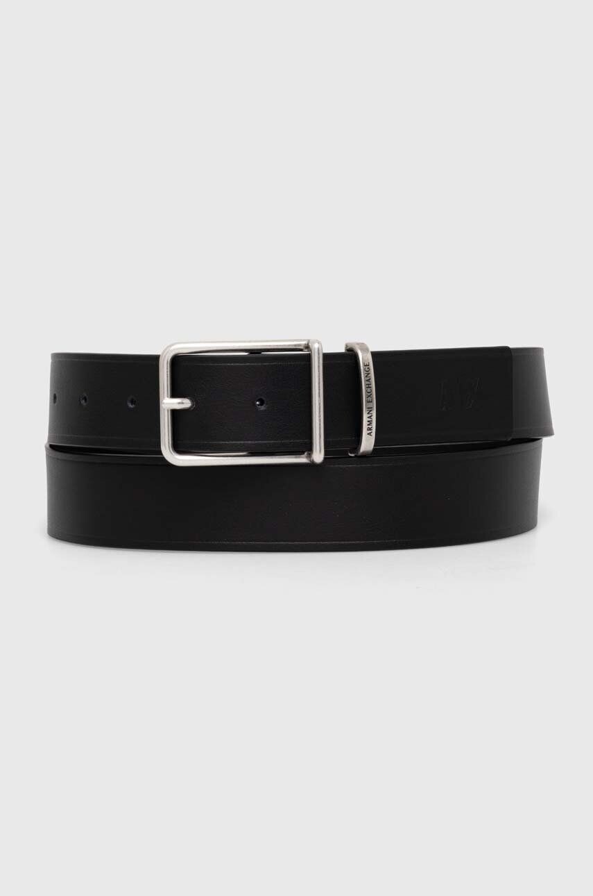 

Кожаный ремень Armani Exchange, черный