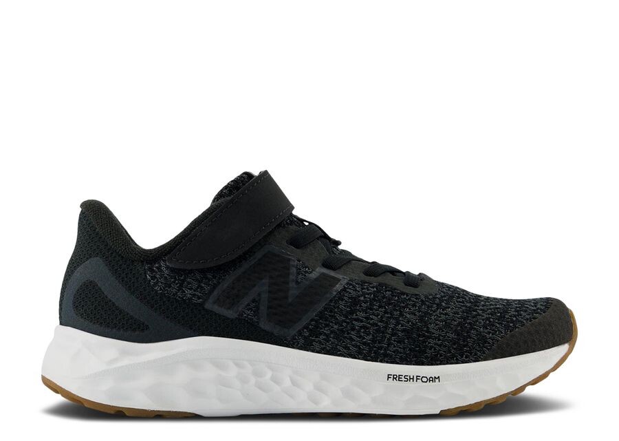 

Кроссовки New Balance New Balance Fresh Foam Arishi V4 Bungee Lace Top Strap Little Kid, цвет Black Phantom
