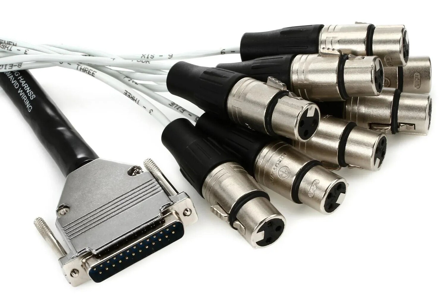 

Pro Co DA88XF-10, 8-канальный разъем DB25 — XLR, гнездо «Змея» — 10 футов